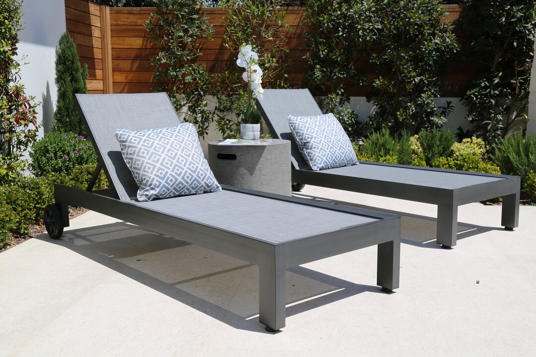 Redondo Adjustable Sling Chaise