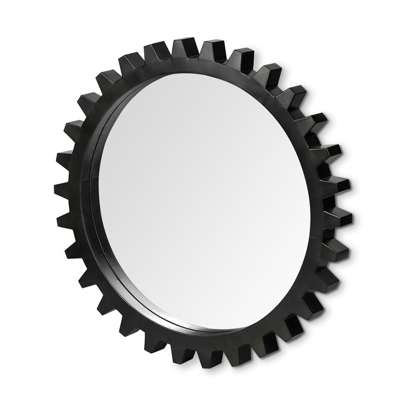 Cog Wall Mirror - Alloy