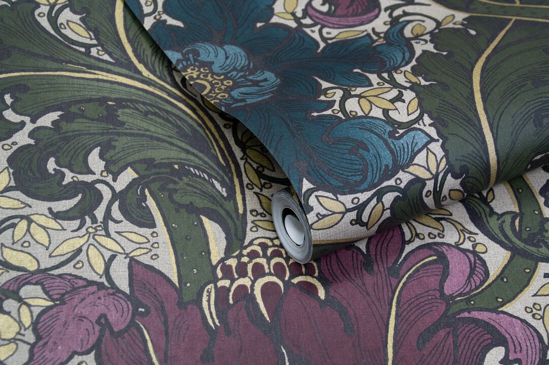 Off The Wall Morris Major Red Wallpaper LB25146