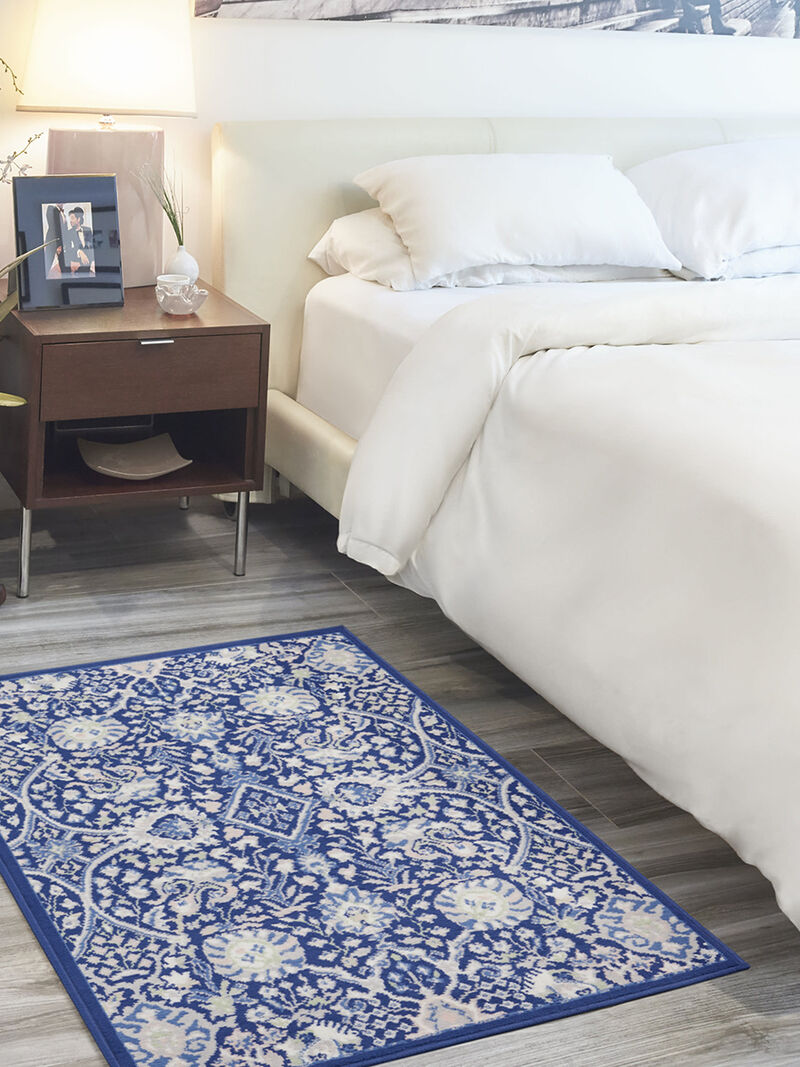 Whimsicle WHS10 Navy/Multicolor 3' x 5' Rug