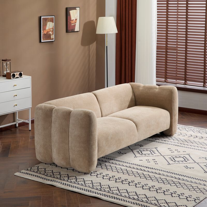Deglom  curved design 3-seater Sofa image number 3