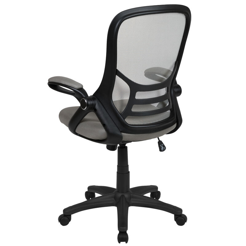 Porter High Back   Mesh Ergonomic Swivel Office Chair with Frame and Flip-up Arms image number 5