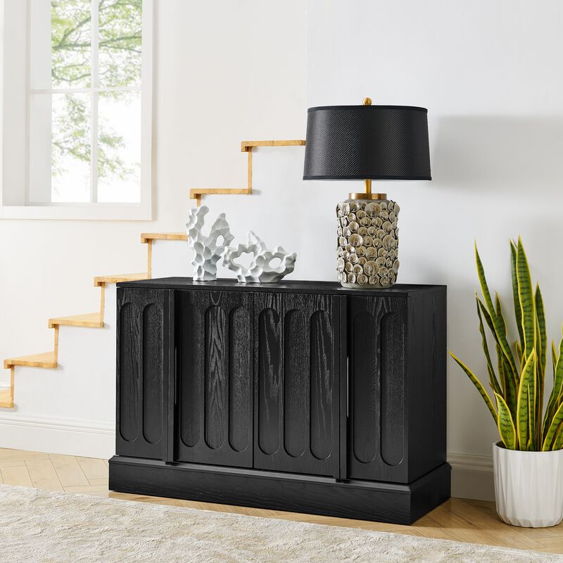 Fokink Mid Century Modern Fluted Sideboard Cabinet image number 5
