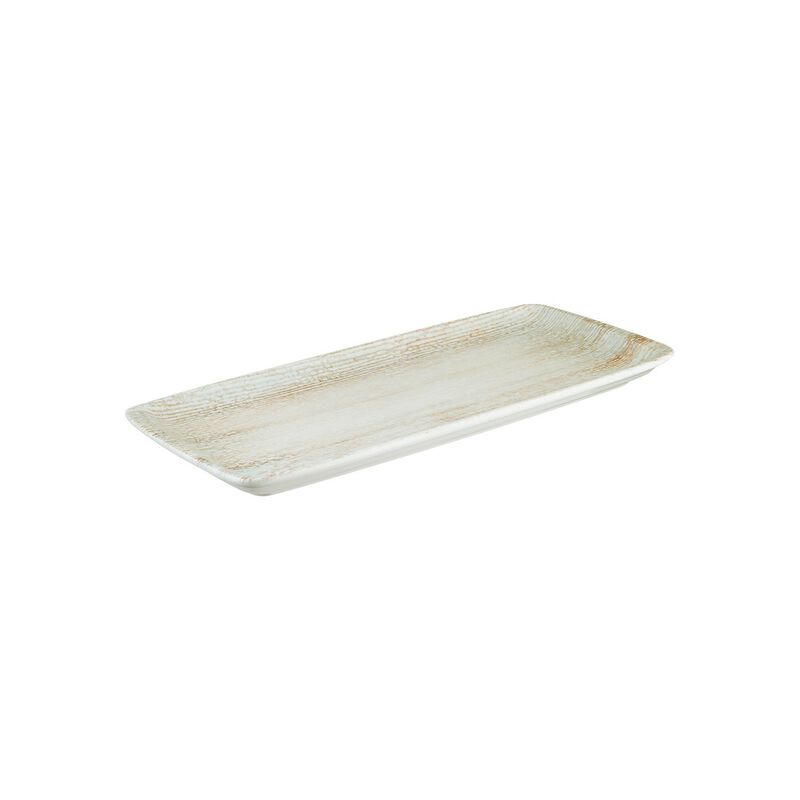 Patera 13.5" x 6" x h:0.75" Rectangular Decorated Porcelain Platter