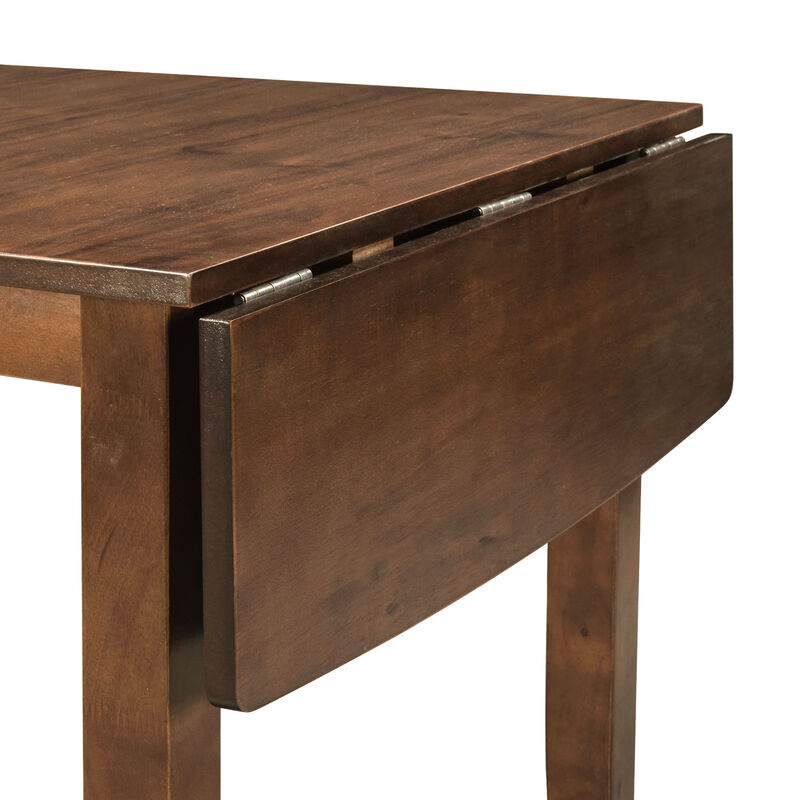 Merax 3-Piece Wood Drop Leaf Extendable Dining Table Set