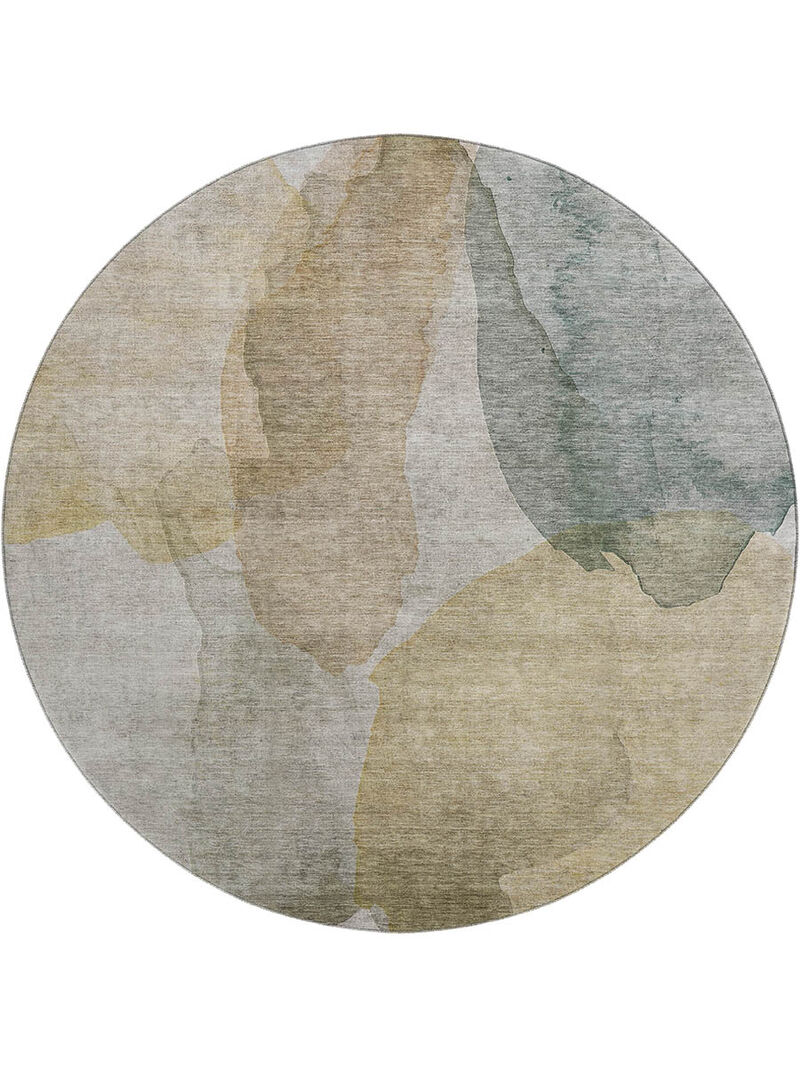 Ravenna RN12 Wheat 8' Round Rug