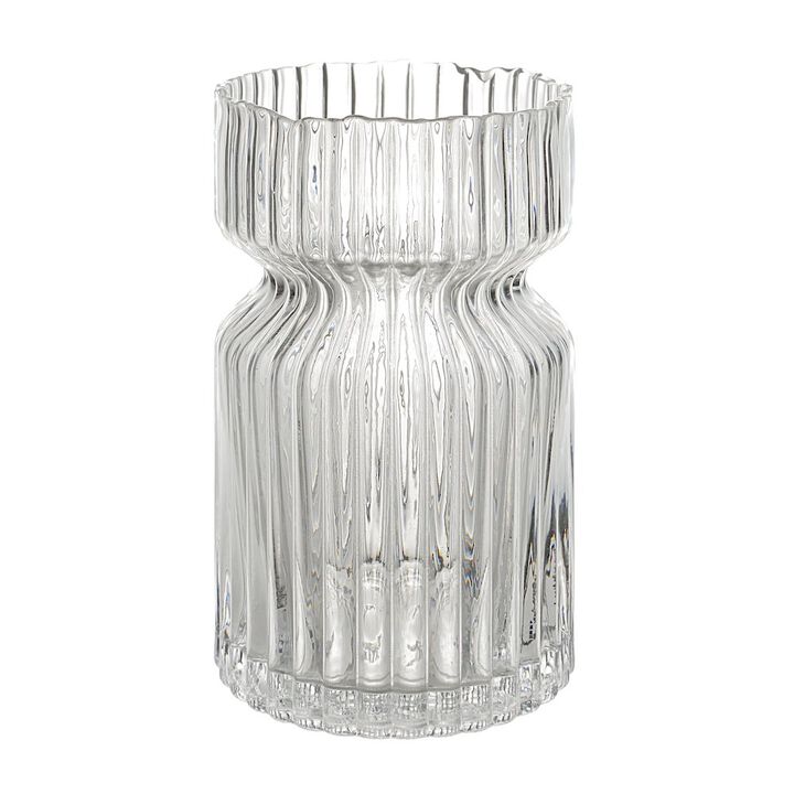 Renwil Gladys Glass Vase In White Color