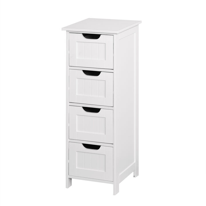 Hivvago 4 Drawers Free Standing Storage Cabinet for Bedroom and Bathroom