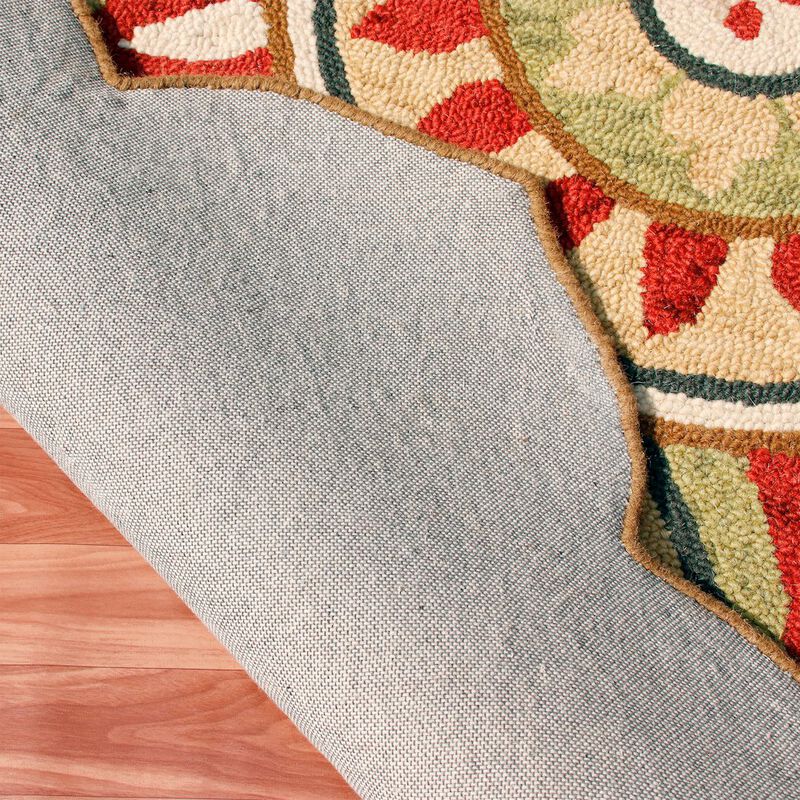 LR Home Dazzle Wool Area Rug Indoor