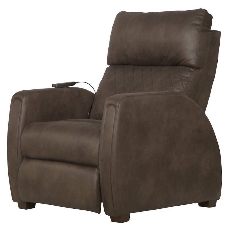 Catnapper Relaxer Power Lay Flat Recliner with Power Adjustable Headrest and Lumbar