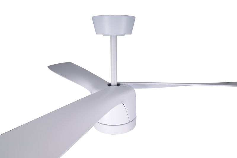 Lucci Air Peregrine 56" Indoor/Outdoor Ceiling Fan with Light and Remote, Modern LED Outdoor Ceiling Fan, Damp Rated, Energy Efficient DC Motor image number 4