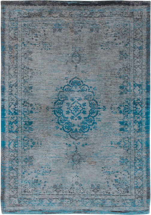 HomeRoots Medallion Non Skid Area Rug