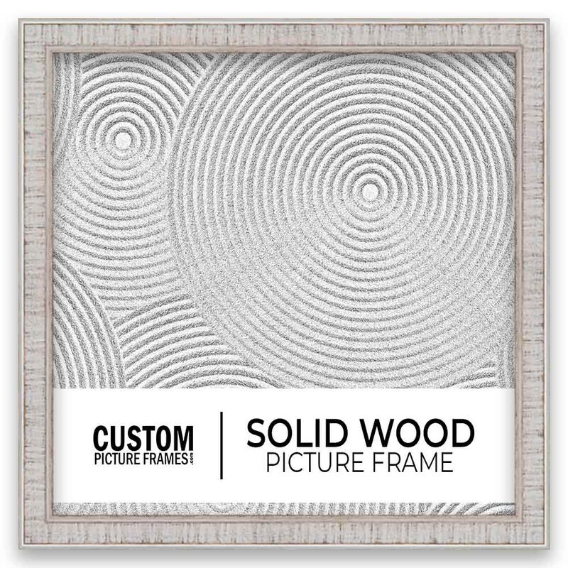 Rustic White Square Picture Frame