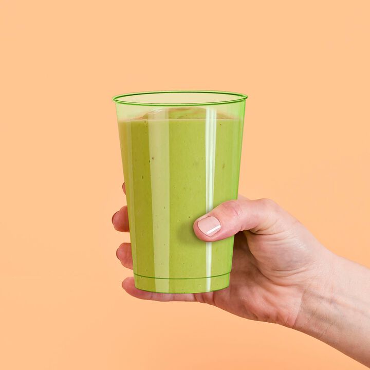 12 oz. Clear Green Plastic Party Cups (240 Cups)