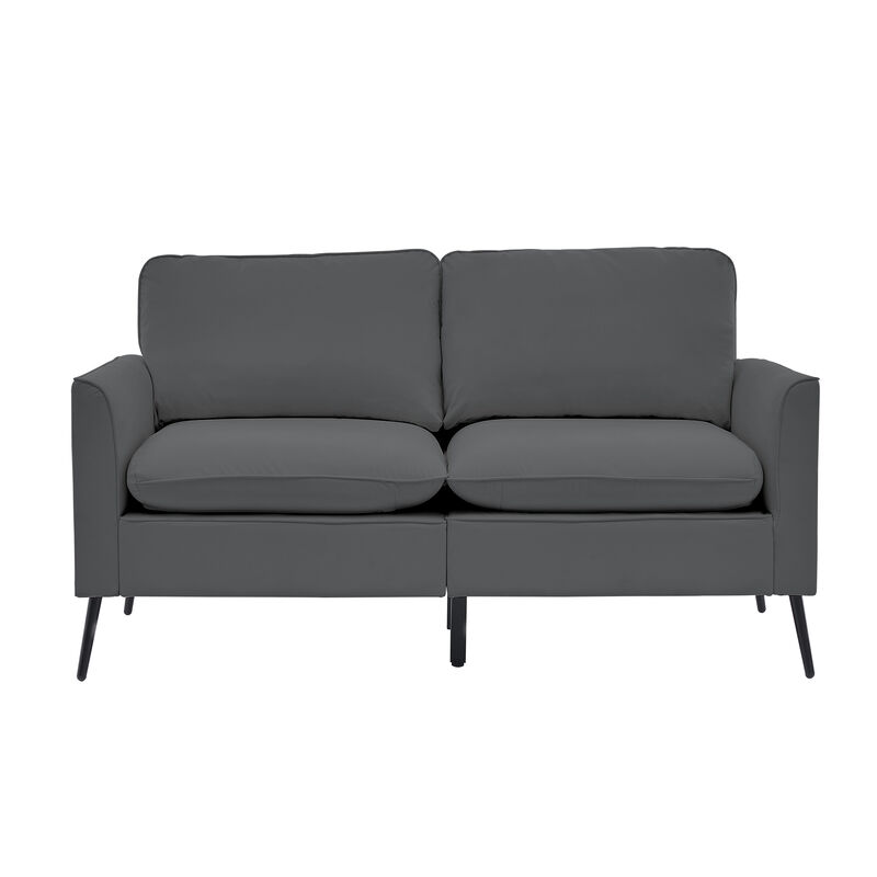 Wespne PU loveseat image number 0