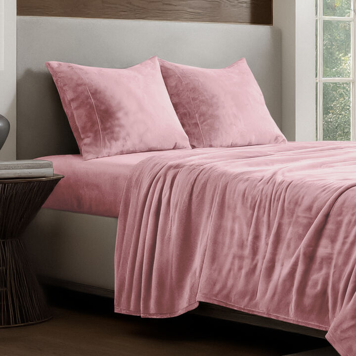 Velvety Soft Microplush Fleece Sheet Set
