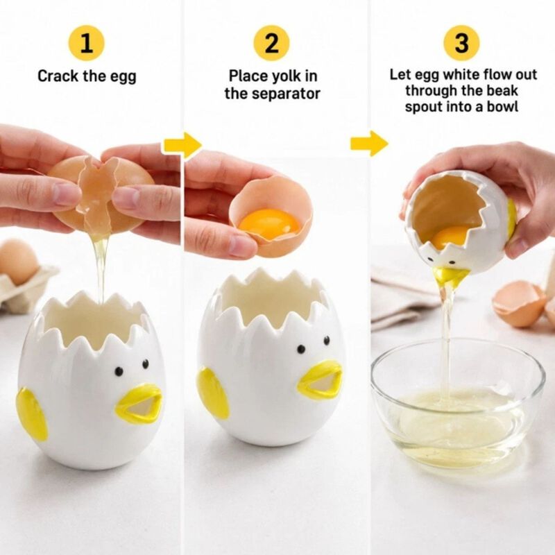 Ceramic Egg Yolk Separator image number 3