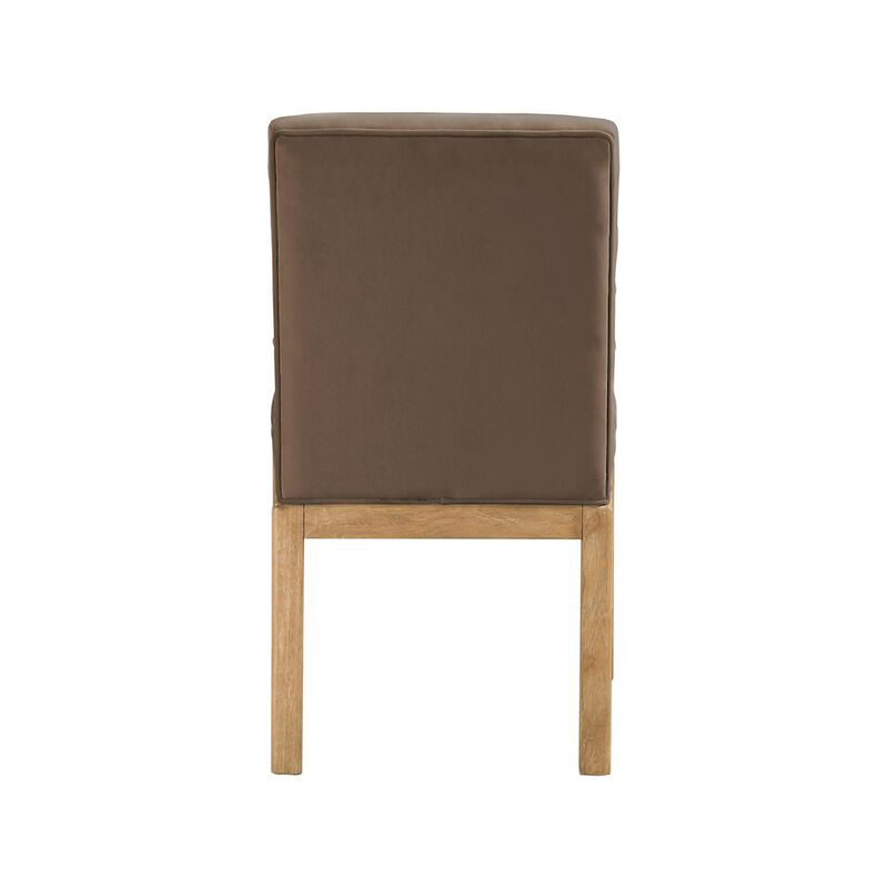 Meridian Furniture Evelyn Saddle Velvet Dining Chair