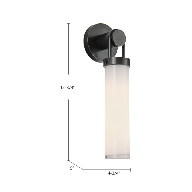 Wynwood 16-in 1 Light Damp-Rated Wall/Vanity Light image number 4