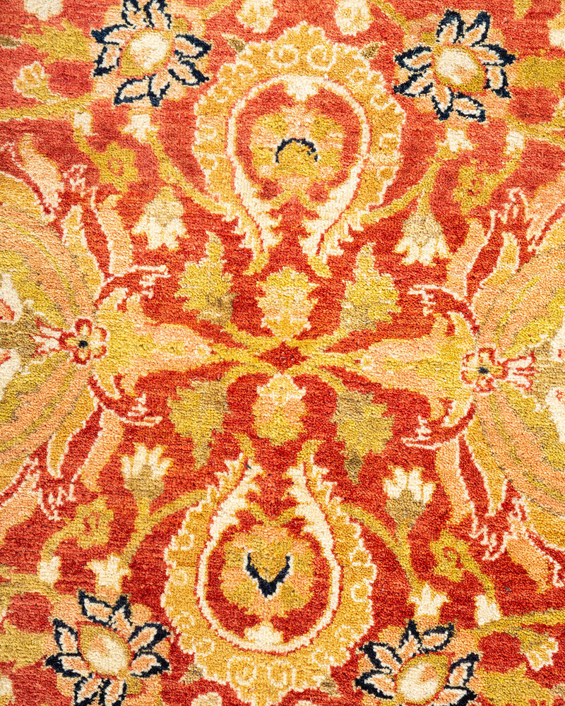 Mogul, One-of-a-Kind Hand-Knotted Area Rug  - Orange, 8' 1" x 10' 1" image number 3
