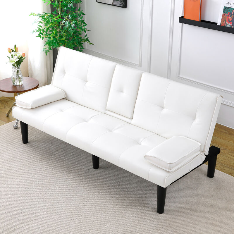 Malwin PVC multi-functional sofa bed image number 2