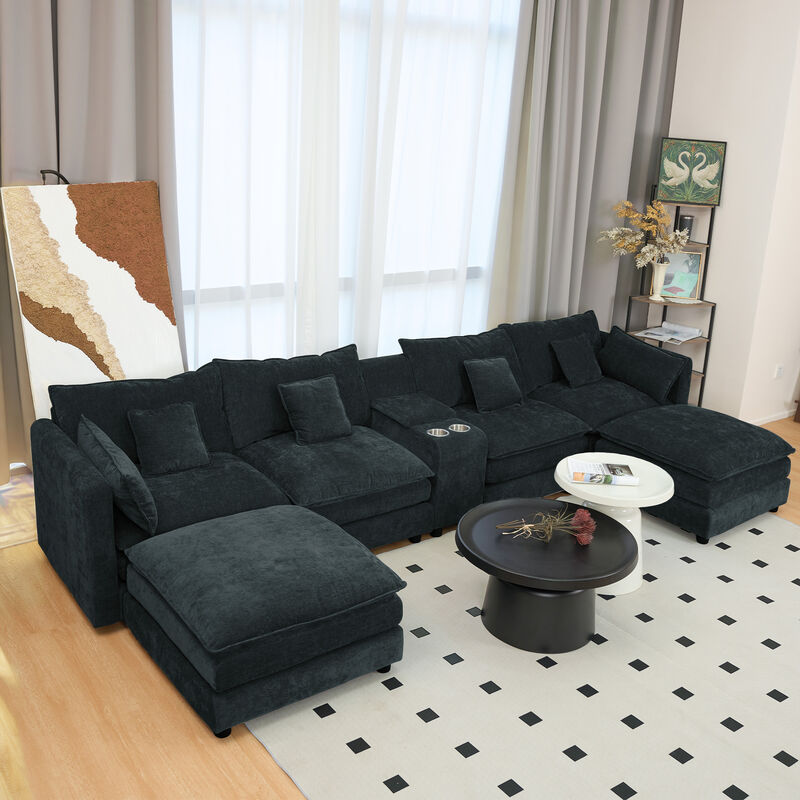 Merax Modern Minimalist Modular Sectional Sofa