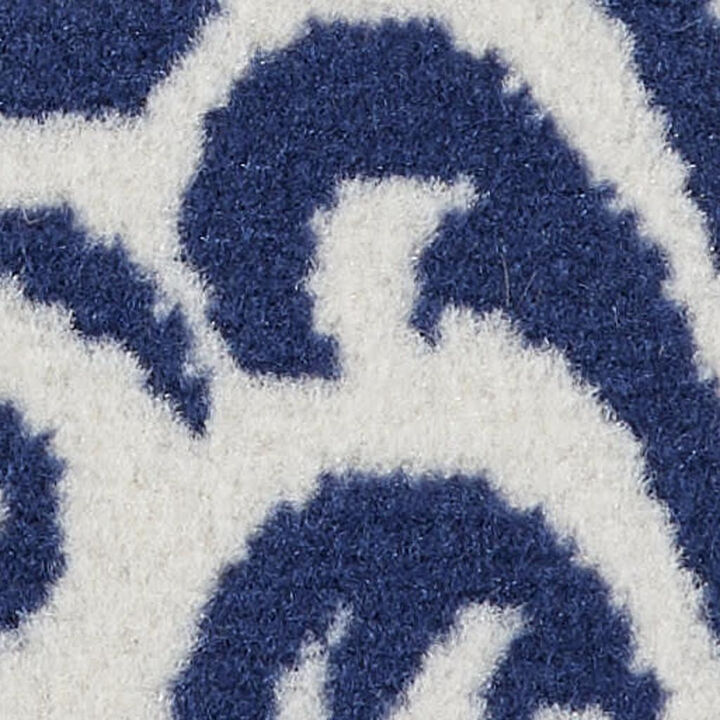 HomeRoots Damask Area Rug