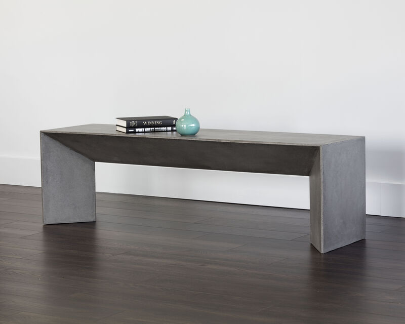 Quintessa Grey Bench image number 1