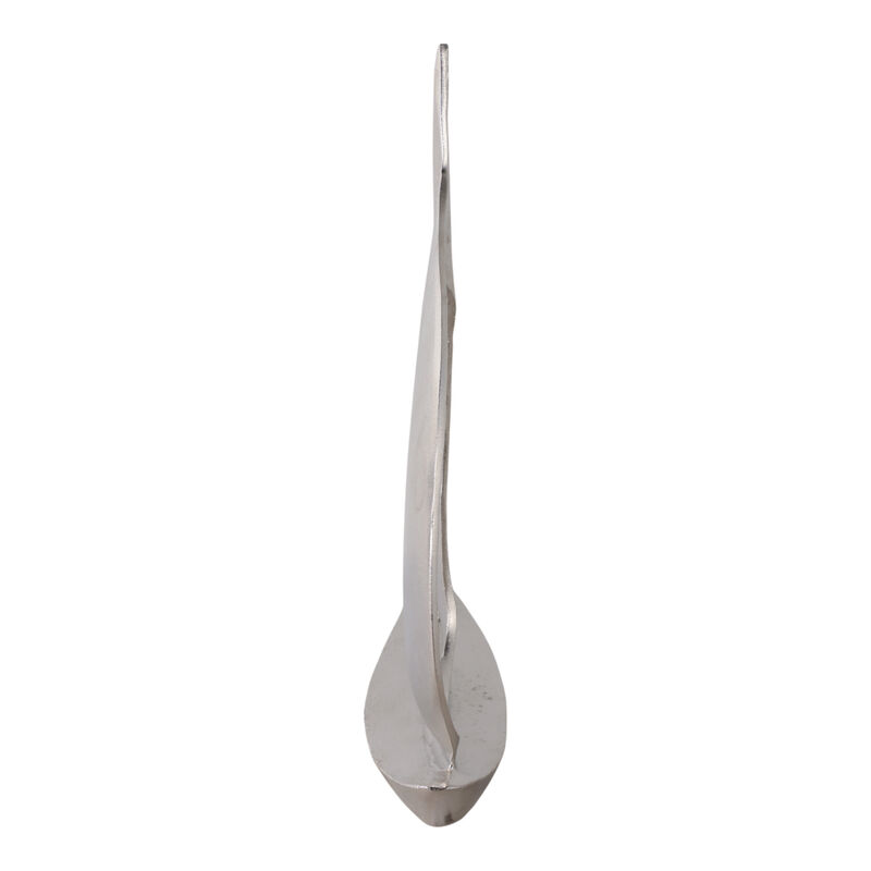 18x15" Metal Sail Boat, Silver image number 2