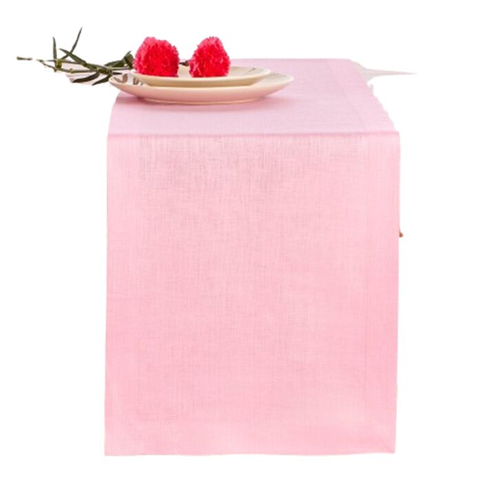 Solino Home 100% Pure Linen Table Runner - Fete