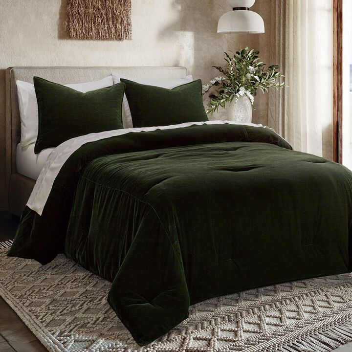 Estelle Green King Comforter Set