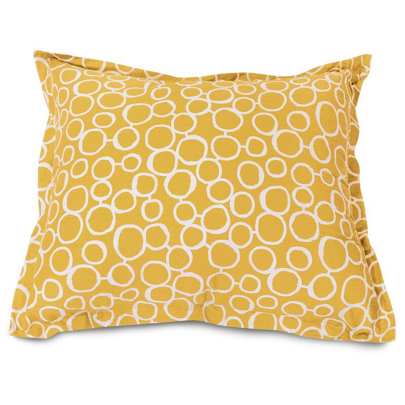 Majestic Home Goods Floor Pillow Fusion Yellow image number 0