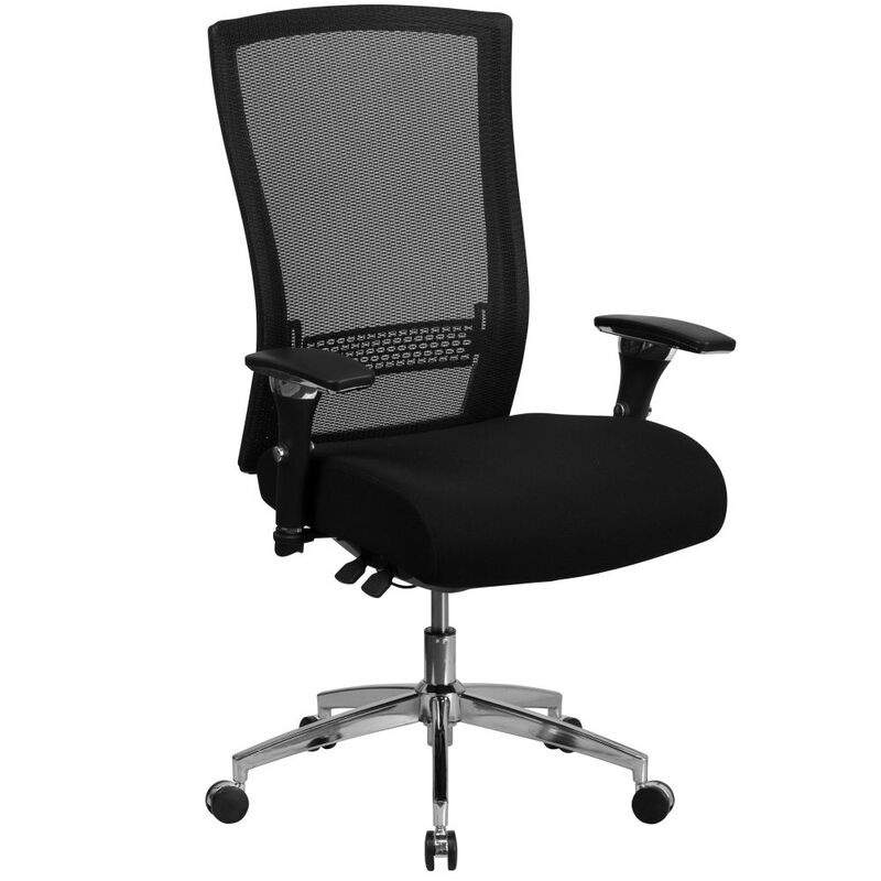 HERCULES Series 24/7 Intensive Use 300 lb. Rated Mesh Multifunction Ergonomic Office Chair with Seat Slider image number 0