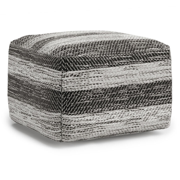 Clay Square Pouf