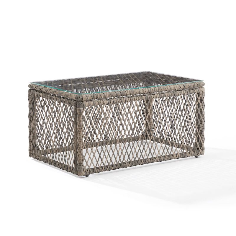 Granite Bay Wicker Outdoor Coffee Table