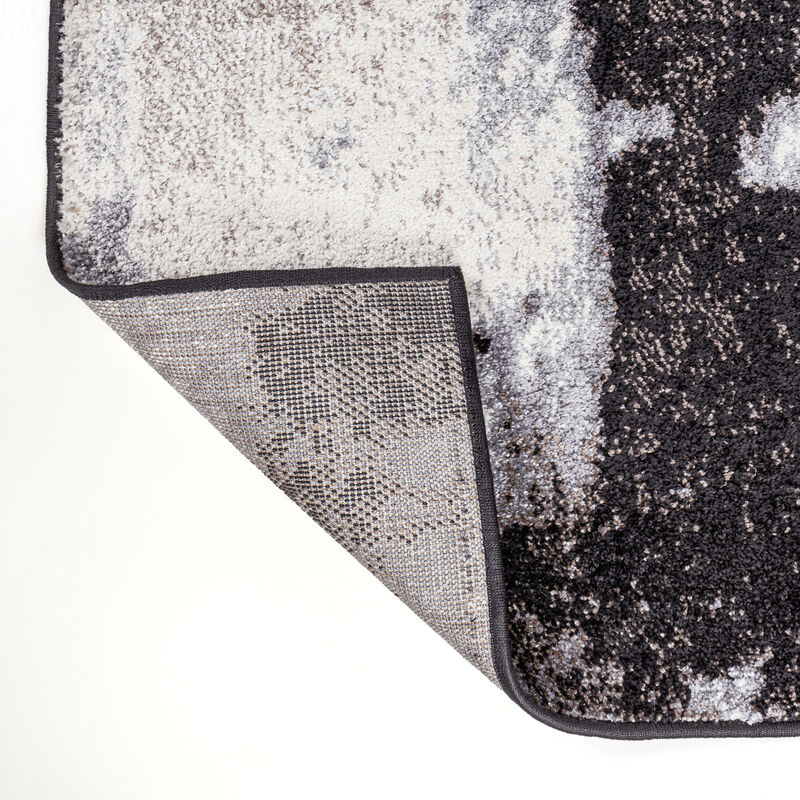 Zoe Contemporary Bohemian Abstract Marble Area Rug