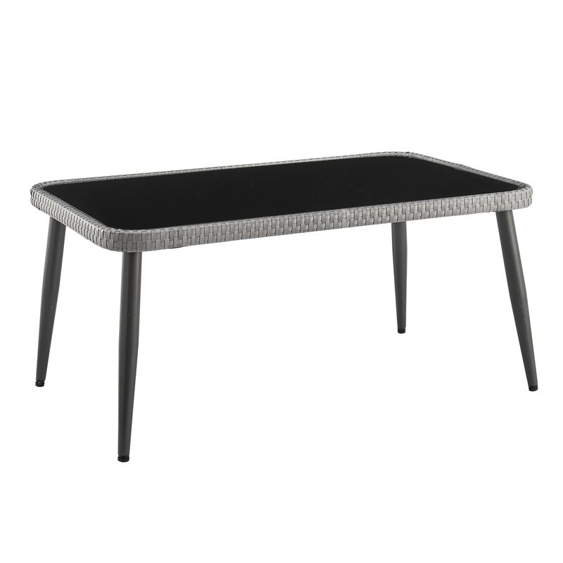 Portofino Gray 4-Piece Patio Set