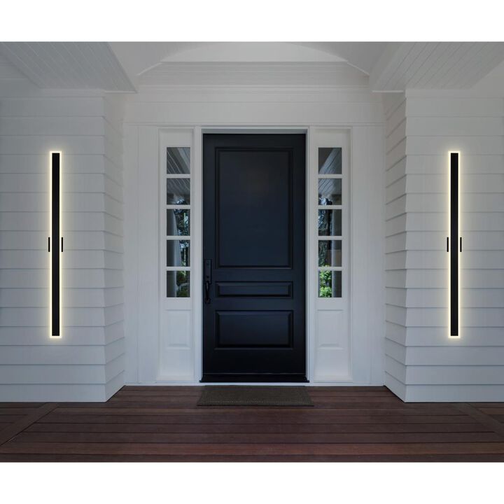 Malibu LED Integrated Black Outdoor Wall Light