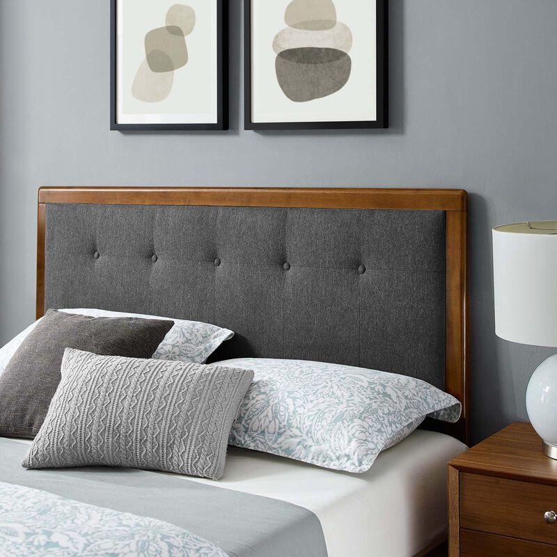Modway - Willow Full Wood Platform Bed with Splayed Legs image number 1