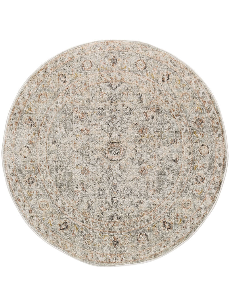 Oushak Home OUS02 Light Gray 4'1" x 5'11" Rug