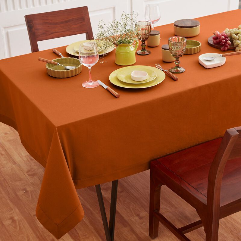Cotton Linen Tablecloth - Dru - Cotton Linen Plain image number 2