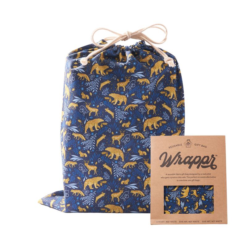 Fabric Gift Bag by Hannah Pearlman | 18", Cotton image number 0