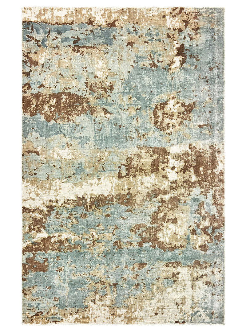 Formations 6' x 9' Blue Rug image number 0
