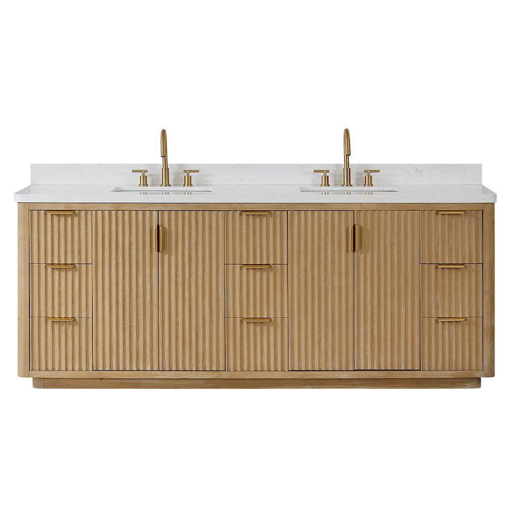 Vinnova Design Cádiz 84in. Free-standing Double Bathroom Vanity in