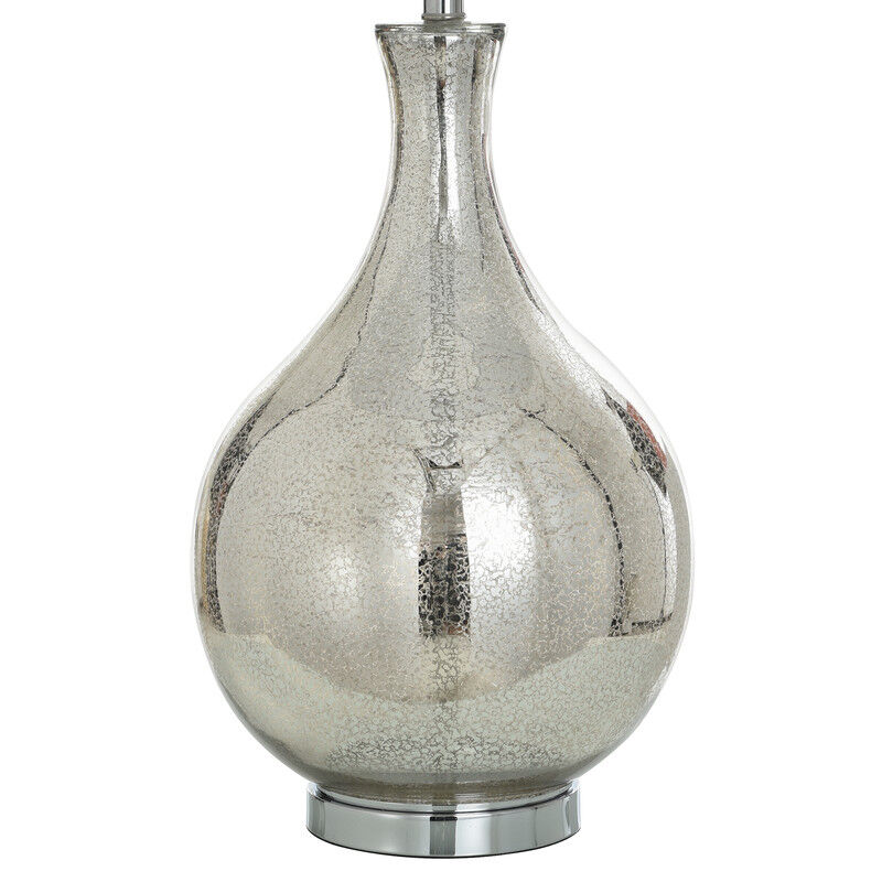 Silver Mercury Teardrop Lamp