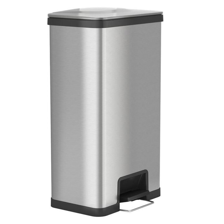iTouchless 18 Gallon / 68 Liter AirStep Step Pedal Trash Can