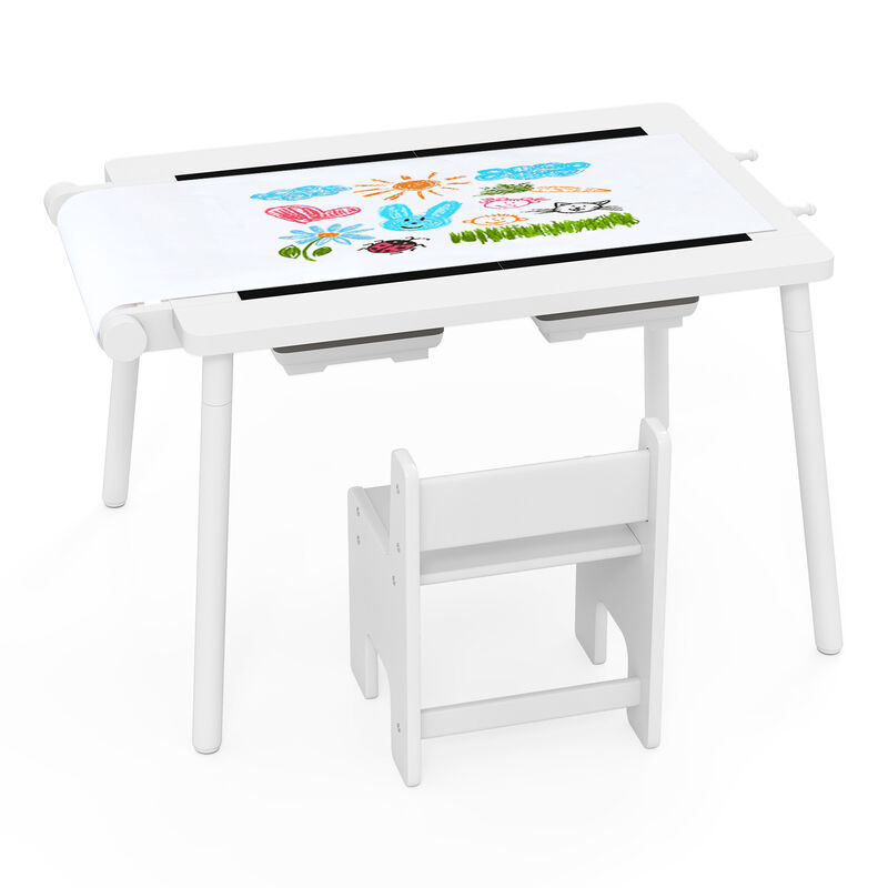 Children&rsquo;s Sensory Table Set with Foldable Storage &ndash; Educational Toy Table for Ages 2&ndash;8