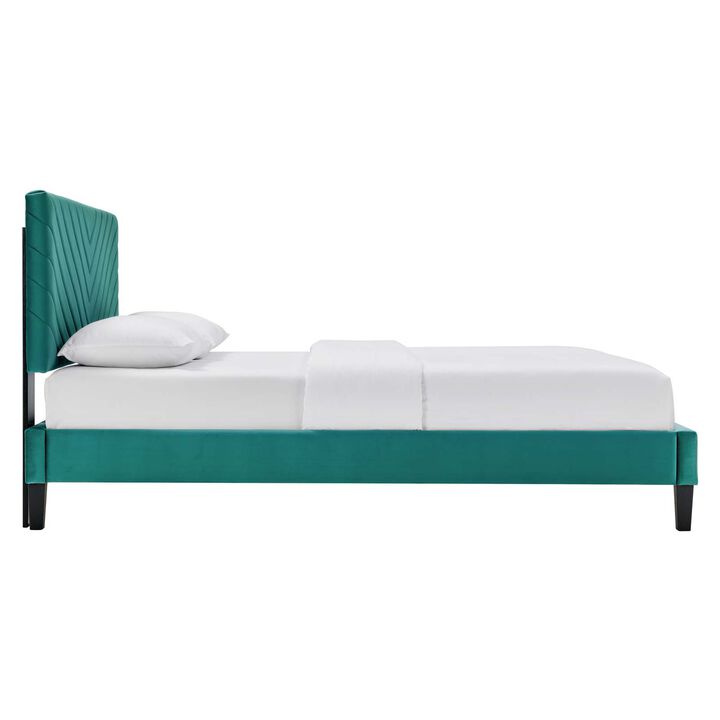 Modway - Roxanne Performance Velvet Full Platform Bed