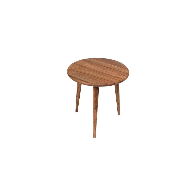 Porter Designs Urban Solid Sheesham Wood End Table, Natural image number 0
