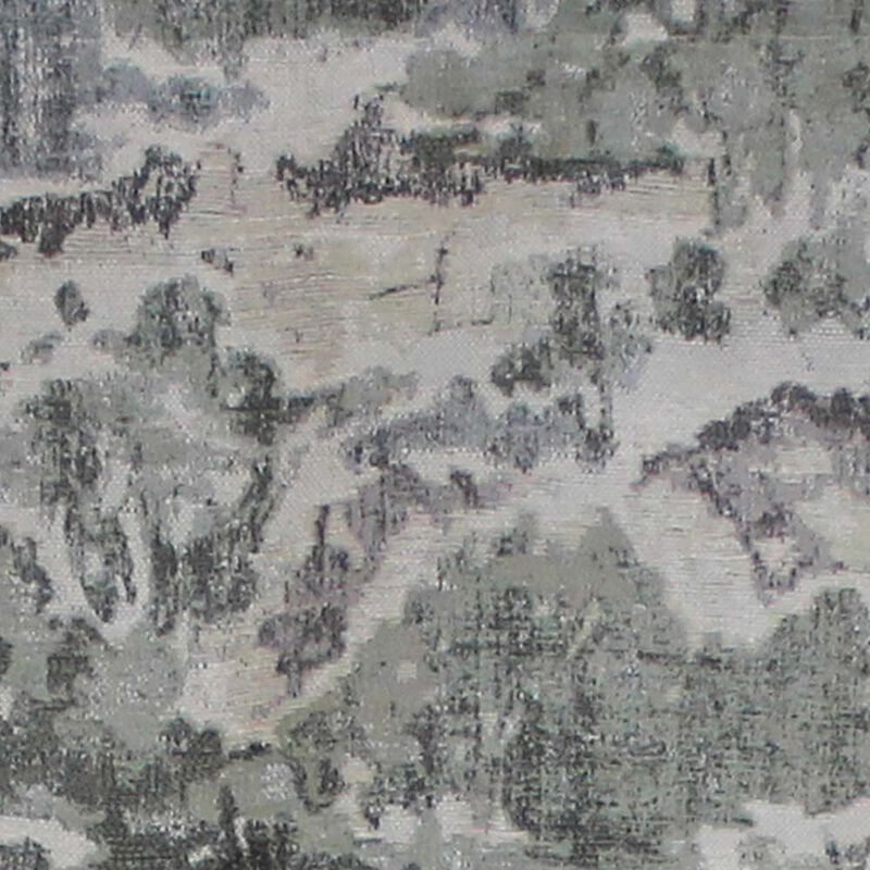 RLF Home Horizon Elevate Living Space Regal Elegant Valance Premium Window Treatment 3" Rod Pocket 50" x 17" Smoke Gray